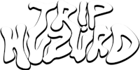 trip hyzerd logo on a black background